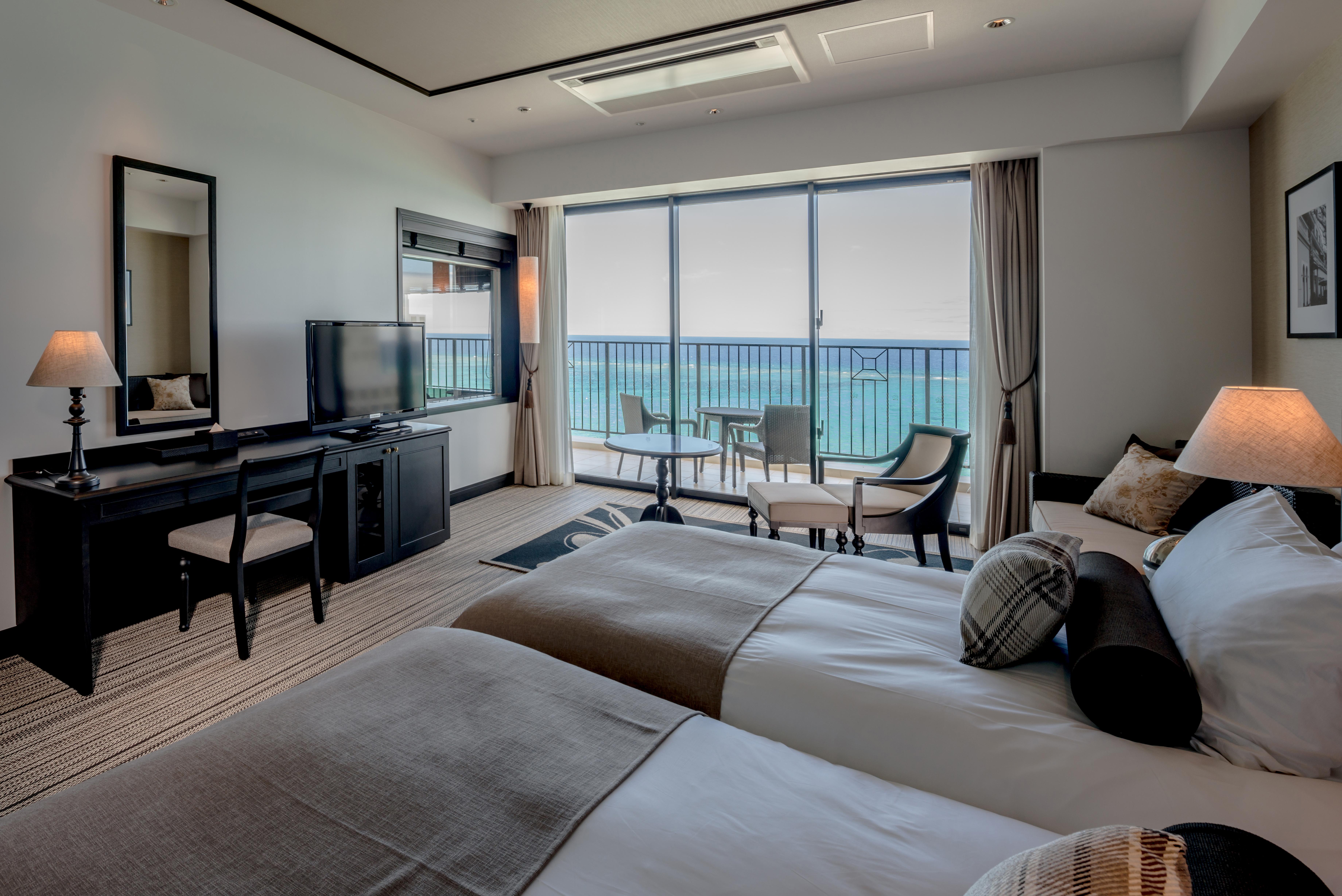 منتجع وسبا فندق مونتيري أوكيناوا أونا المظهر الخارجي الصورة Deluxe Ocean View Room