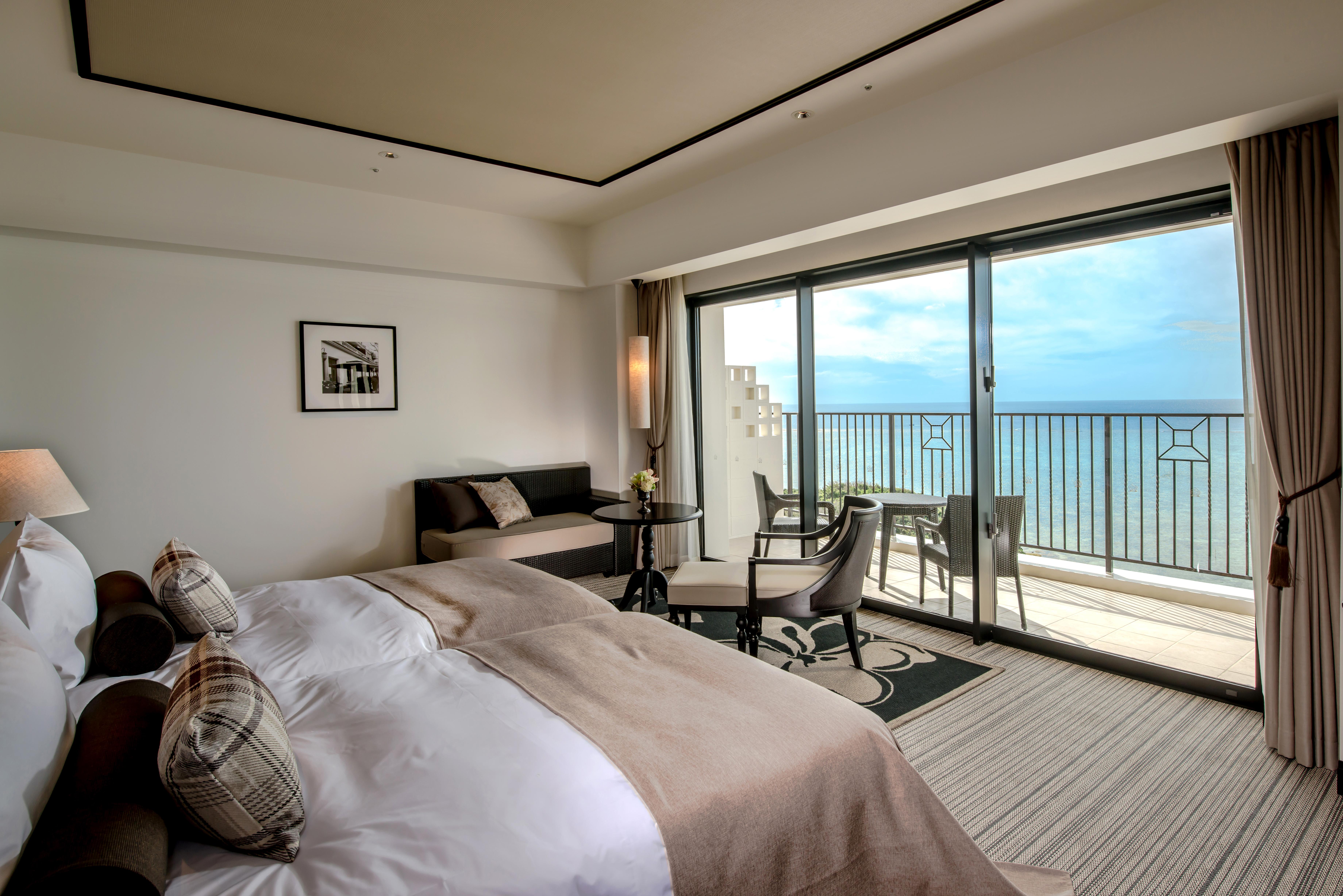 منتجع وسبا فندق مونتيري أوكيناوا أونا المظهر الخارجي الصورة Deluxe Ocean View Room